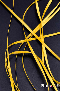 Satinband - Breite 3 mm - gelb